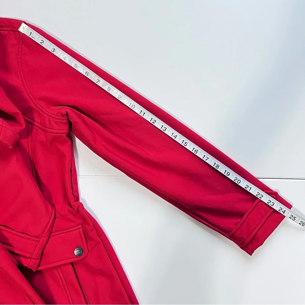 Canada Weather Gear Waterproof Hooded Red Jacket Size Small Outdoor Hiking - Picture 11 of 11